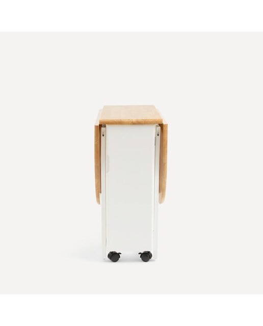 Conjunto de Madeira de Hévea Nimes Branco-5