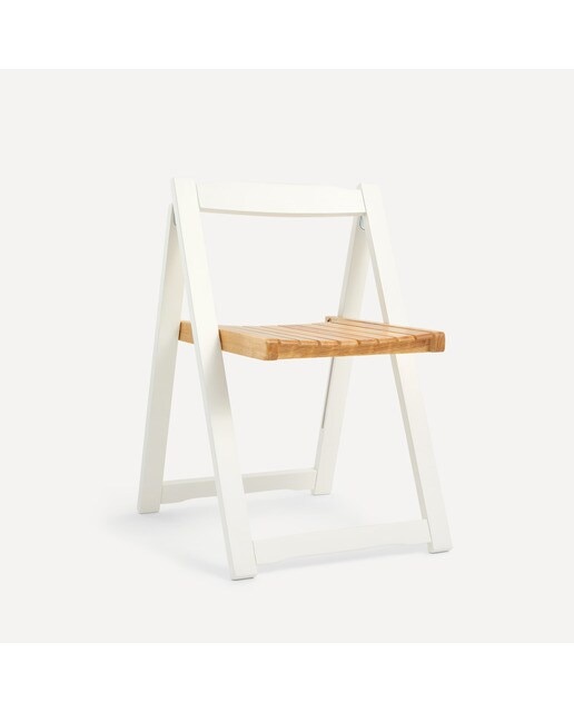 Conjunto de Madeira de Hévea Nimes Branco-9