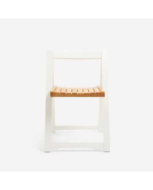 Conjunto de Madeira de Hévea Nimes Branco-10