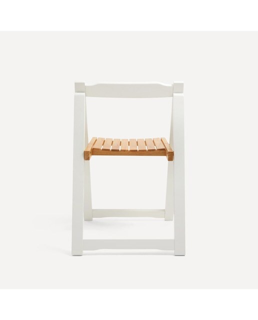 Conjunto de Madeira de Hévea Nimes Branco-12