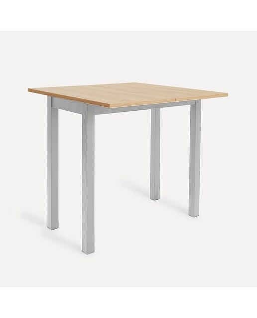 Mesa extensible Bob - Aluminio / Roble artesano Aluminio / Roble artesano-2