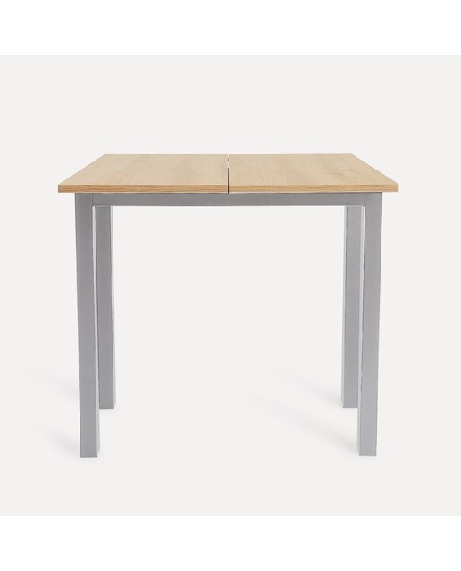 Mesa extensible Bob - Aluminio / Roble artesano Aluminio / Roble artesano-3