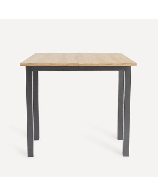 Mesa extensible Bob - Antracita / Roble artesano Antracita / Roble artesano-3