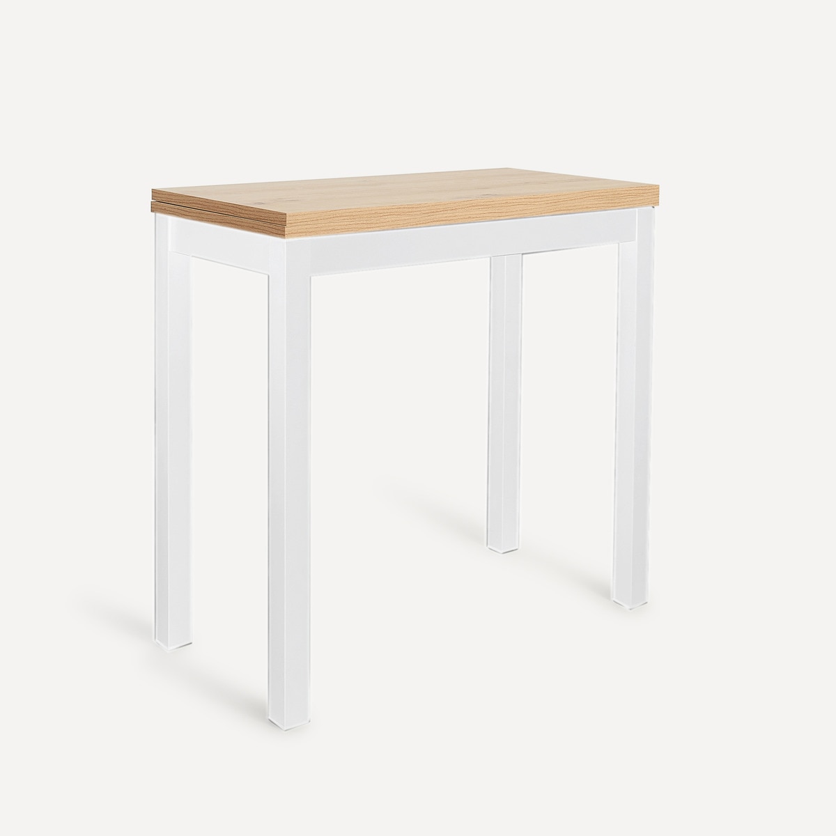 Mesa extensible Bob - Blanco / Roble Artesano Blanco / Roble Artesano-1