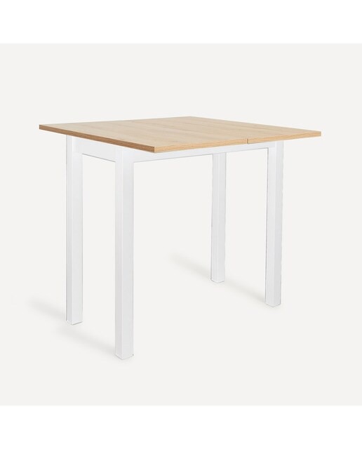 Mesa extensible Bob - Blanco / Roble Artesano Blanco / Roble Artesano-2