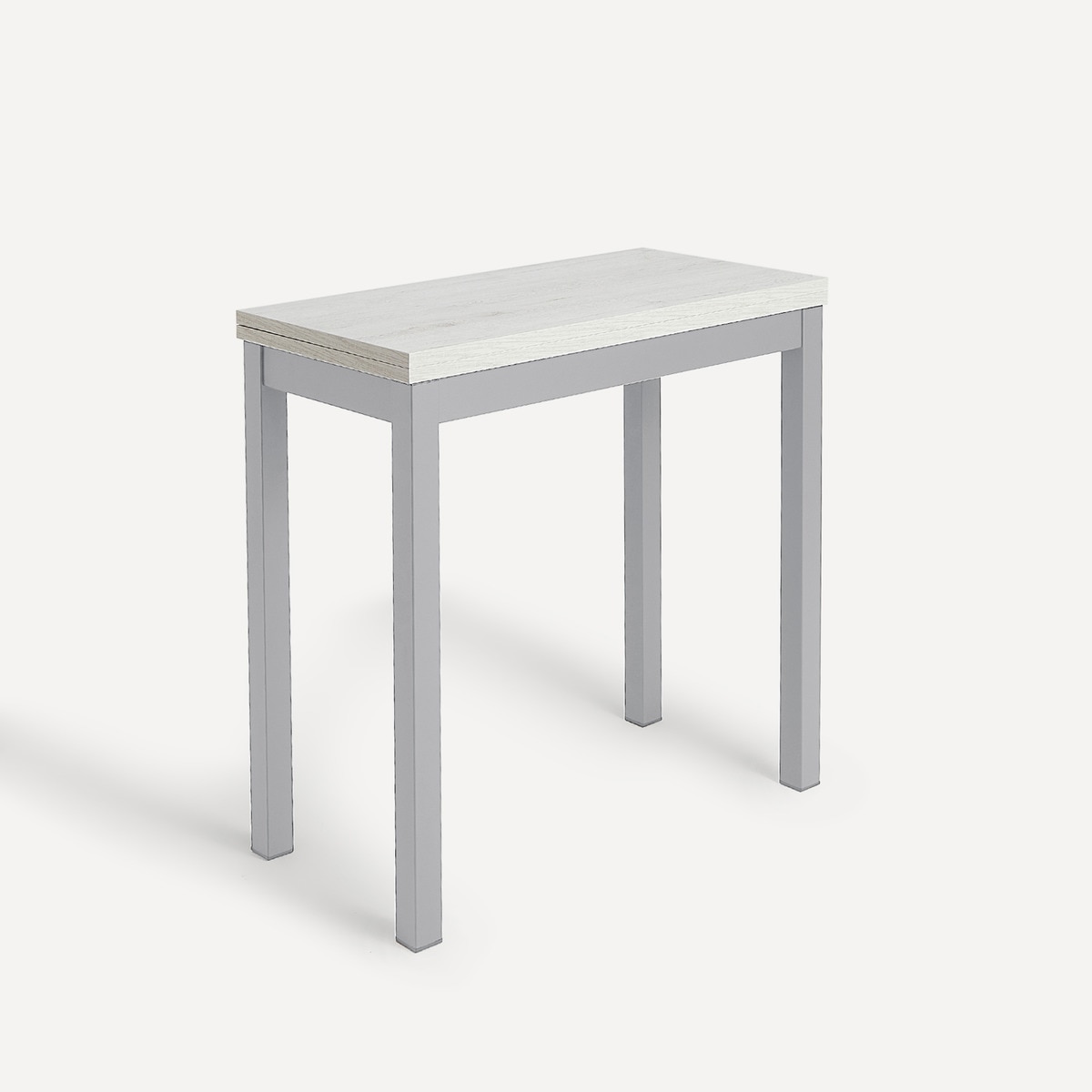 Mesa extensible Bob - Aluminio / Roble blanqueado Aluminio / Roble blanqueado-1