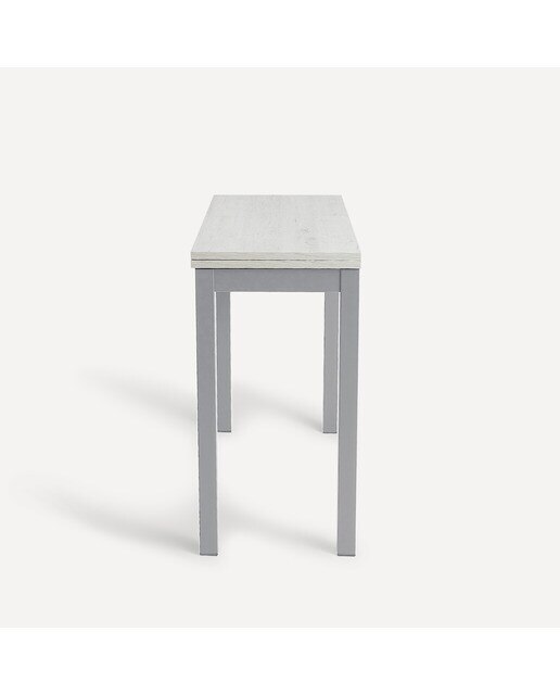 Mesa extensible Bob - Aluminio / Roble blanqueado Aluminio / Roble blanqueado-4