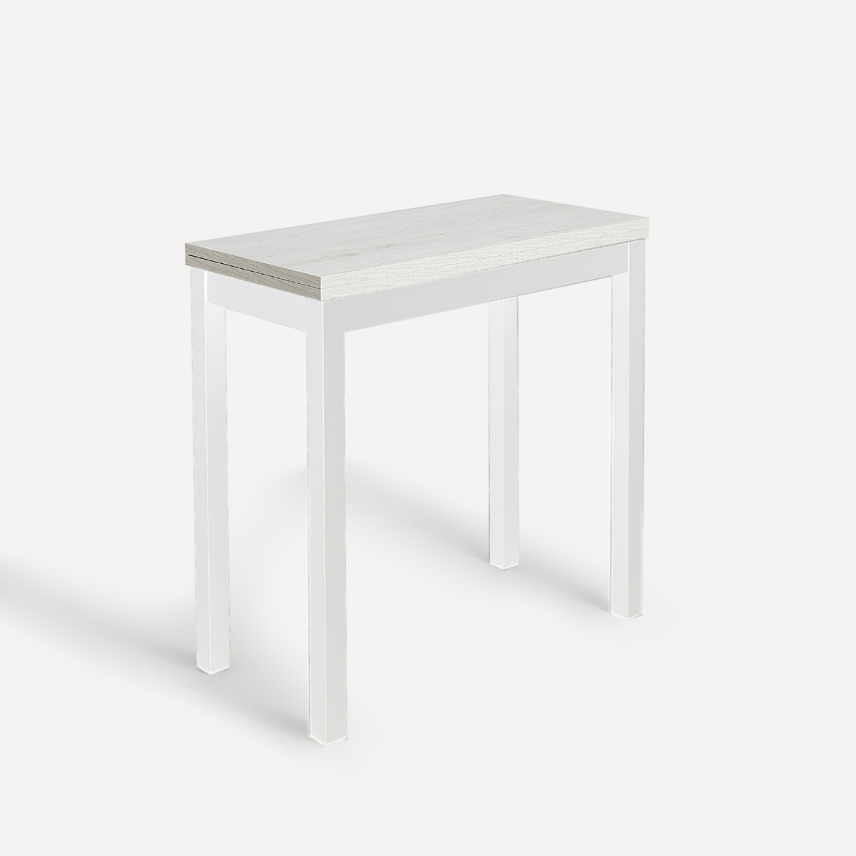 Mesa extensible Bob - Blanco / Roble blanqueado Blanco / Roble blanqueado-1