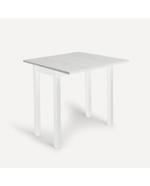 Mesa extensible Bob - Blanco / Roble blanqueado Blanco / Roble blanqueado-2