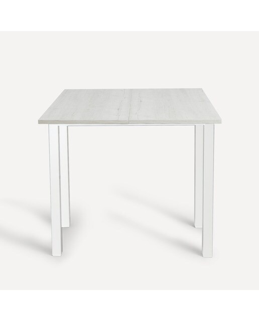 Mesa extensible Bob - Blanco / Roble blanqueado Blanco / Roble blanqueado-3