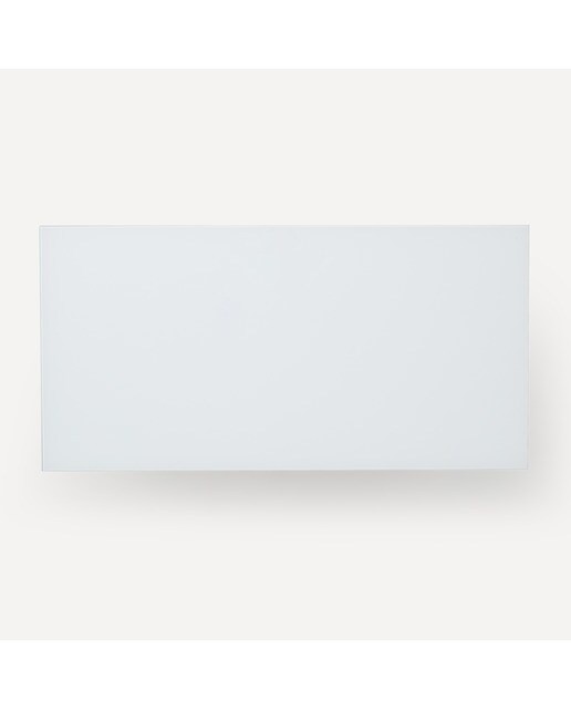 Mesa Extensível de Vidro Bob Alumínio / Branco-5