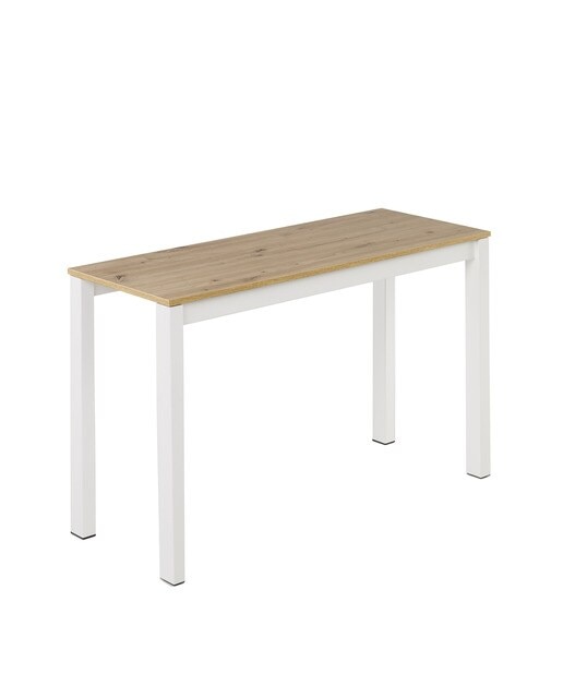 Mesa Extensível com Superfície Laminada Ginger Branco / Carvalho-2