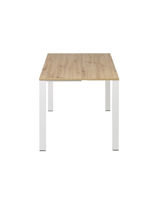 Mesa Extensível com Superfície Laminada Ginger Branco / Carvalho-3