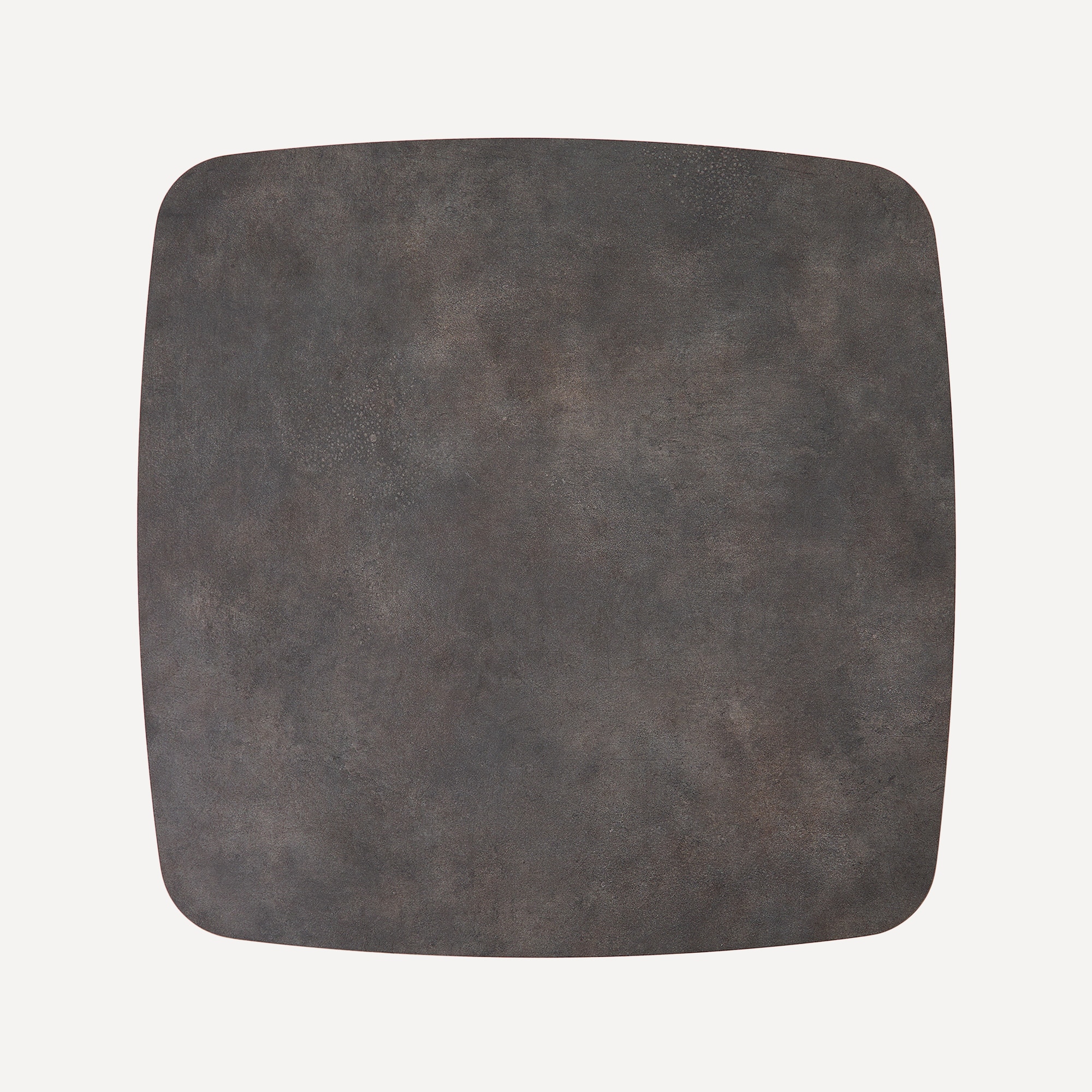 Mesa alta semiovalada Tokio - Aluminio / Piedra Aluminio / Piedra-3