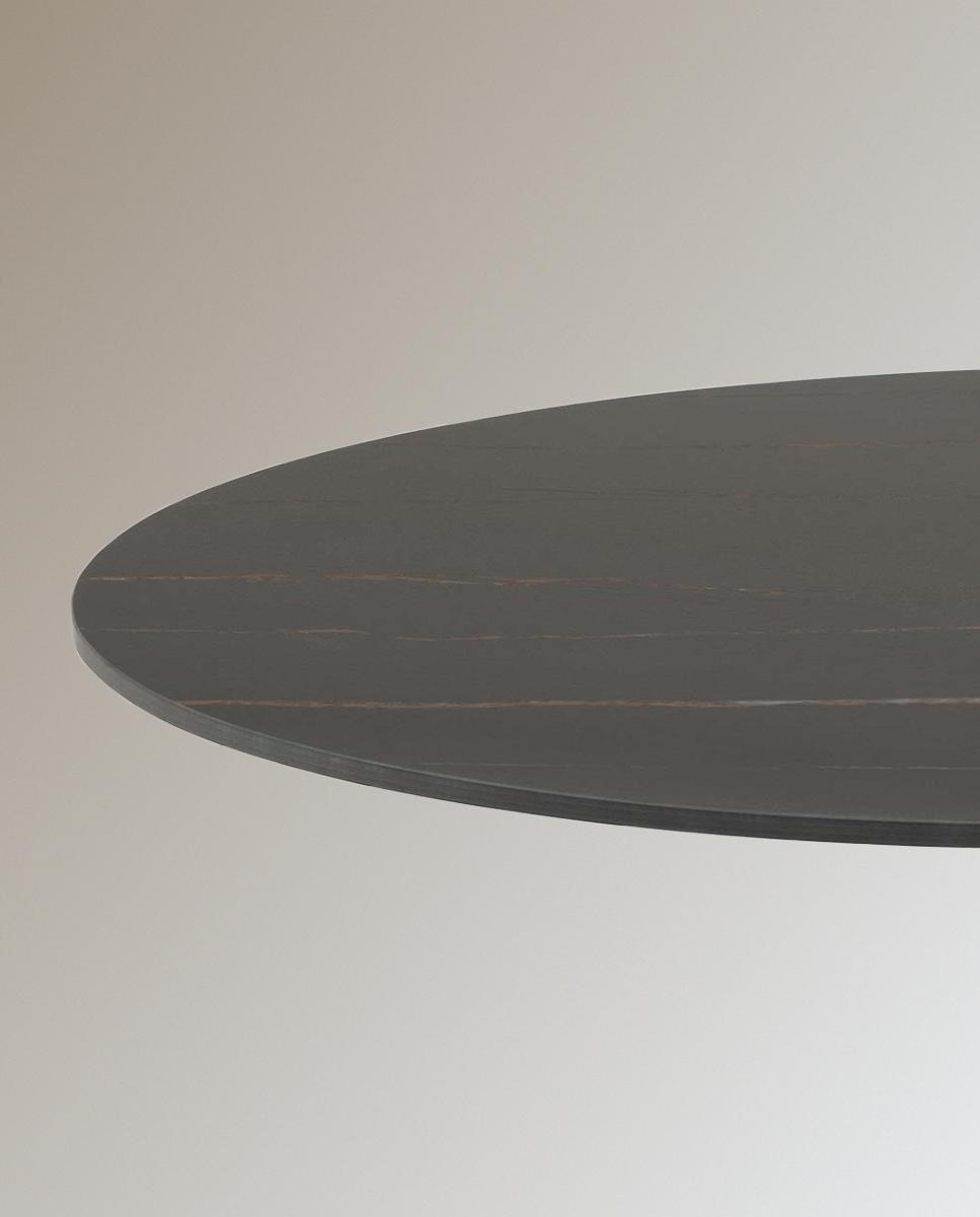 Mesa con tapa ceramica Alex - Negro Negro-3