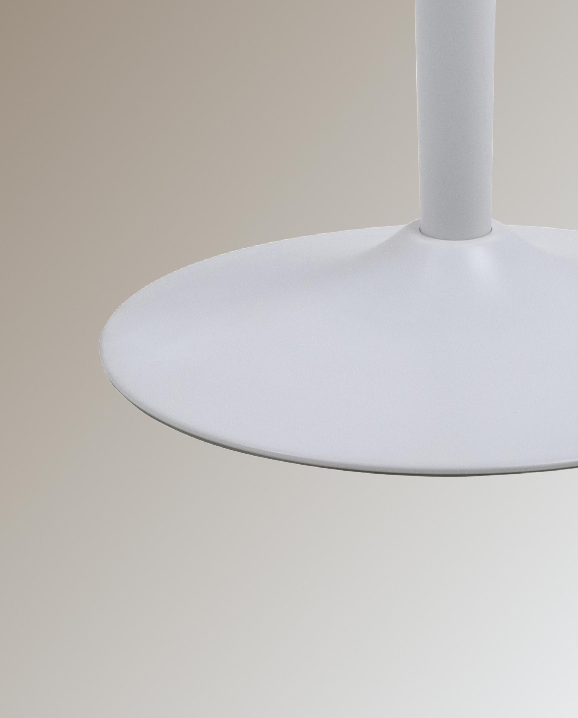 Imagen 3 de Mesa alta con tapa ceramica Alex - Blanco Blanco