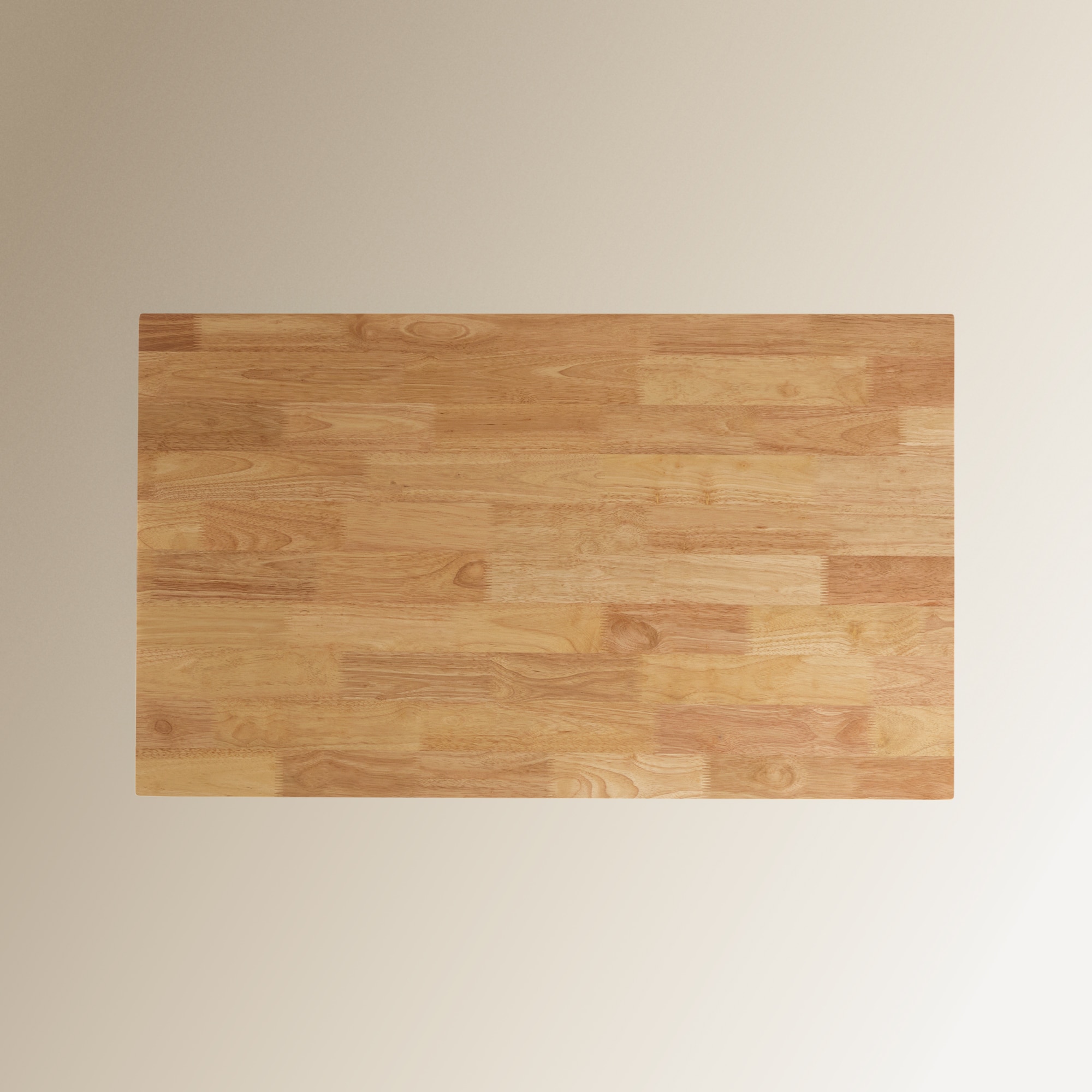 Mesa de Madeira de hévea Dover Branco / Natural-5