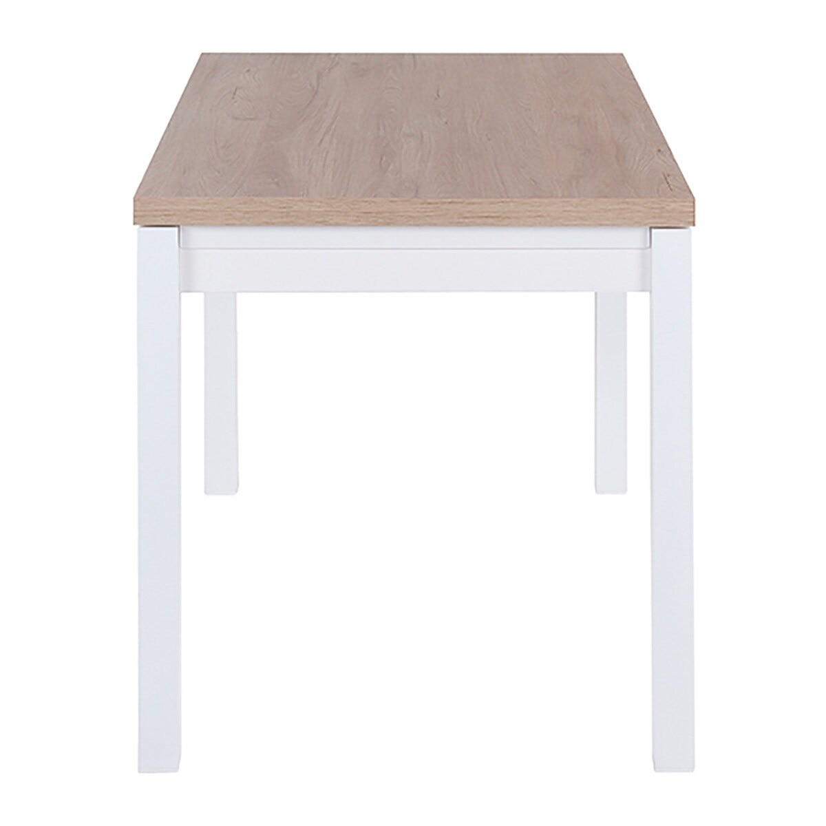 Mesa Extensível com Superfície Laminada Menta Branco / Natural-3