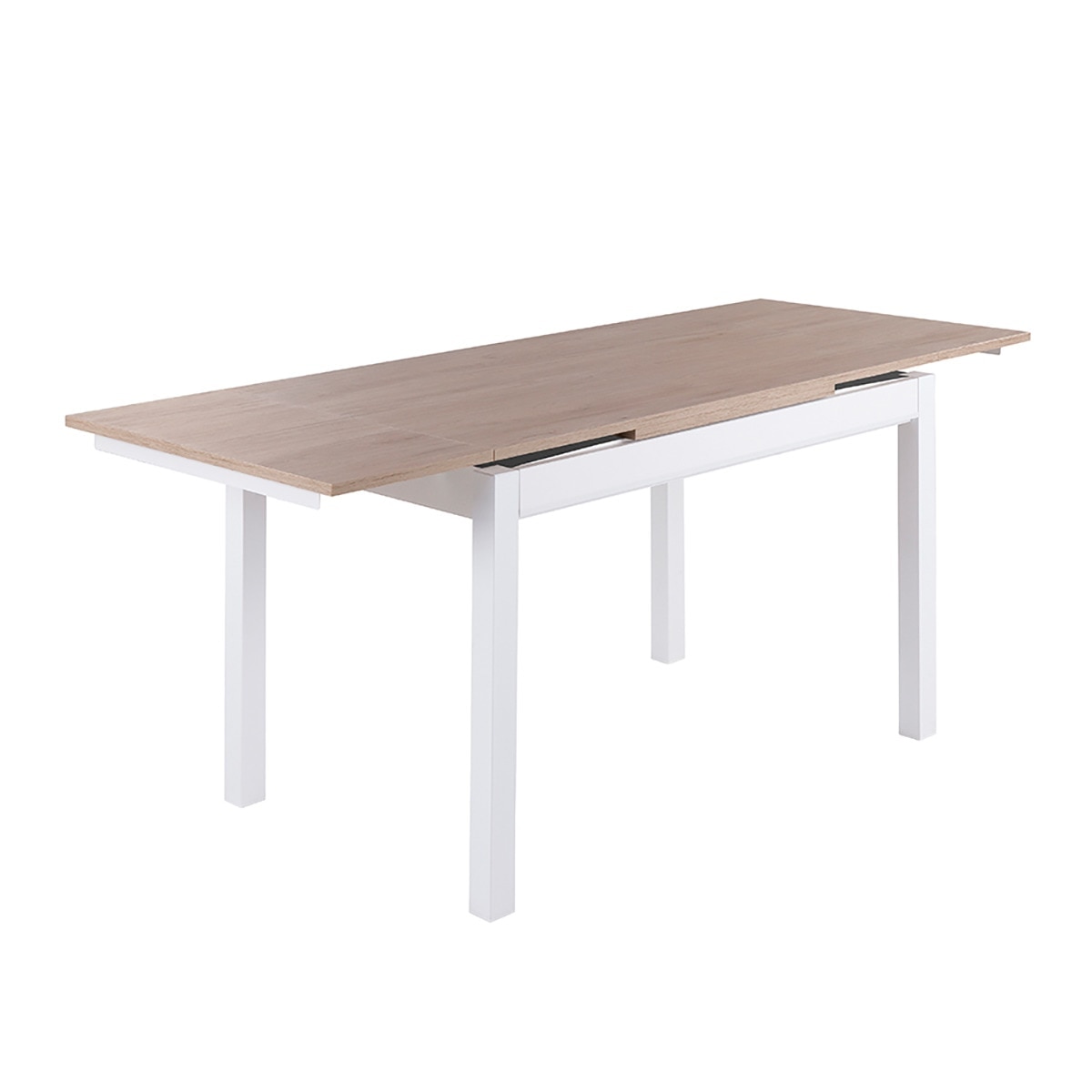 Mesa Extensível com Superfície Laminada Menta Branco / Natural-4