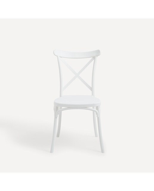Silla apilable Aspa - Blanco Blanco-2