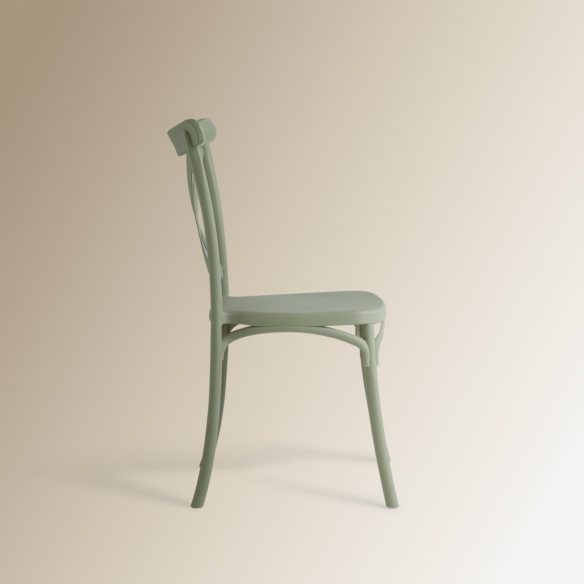 Cadeira de Cozinha Empilhável Aspa Verde-4