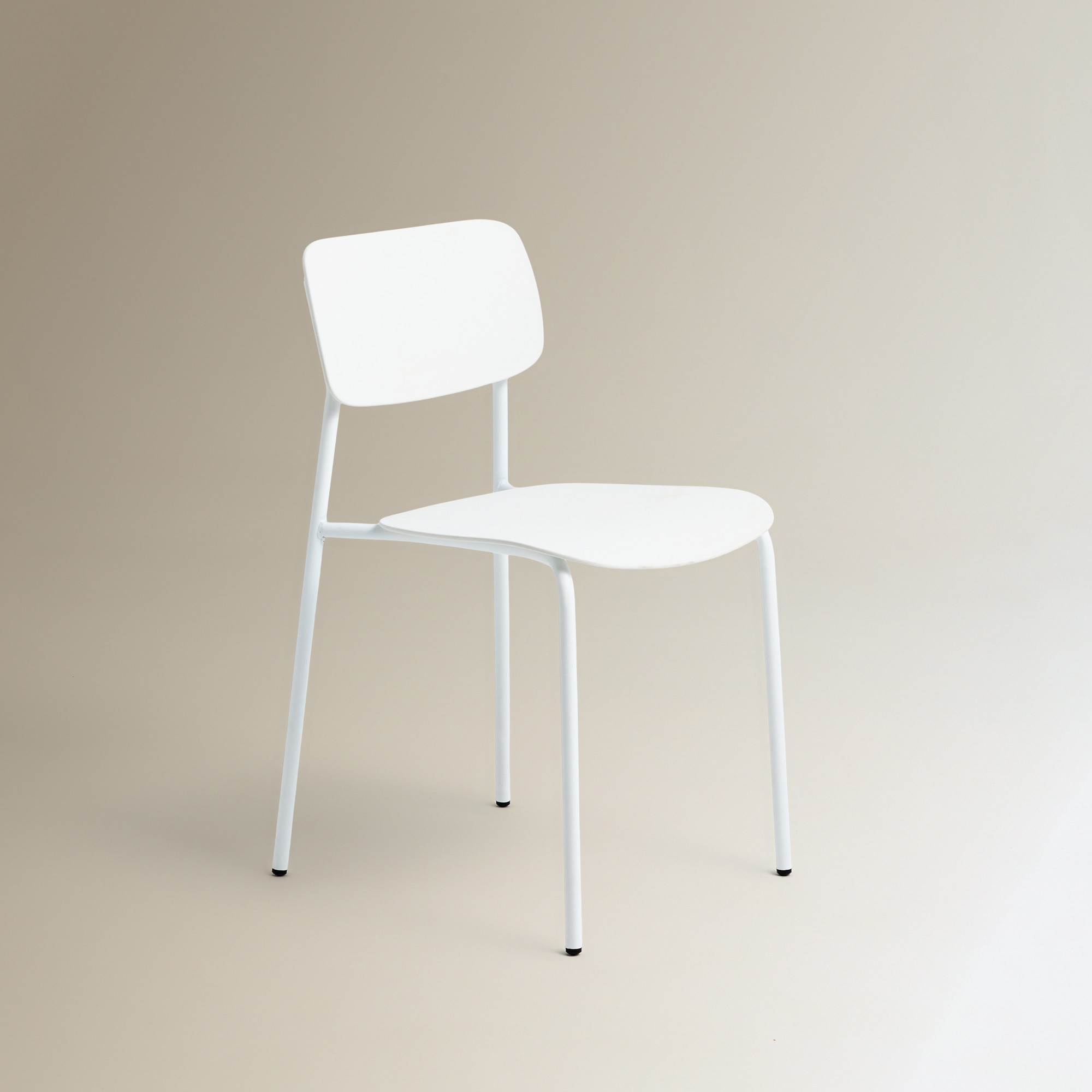Silla apilable Kasper - Blanco Blanco-2