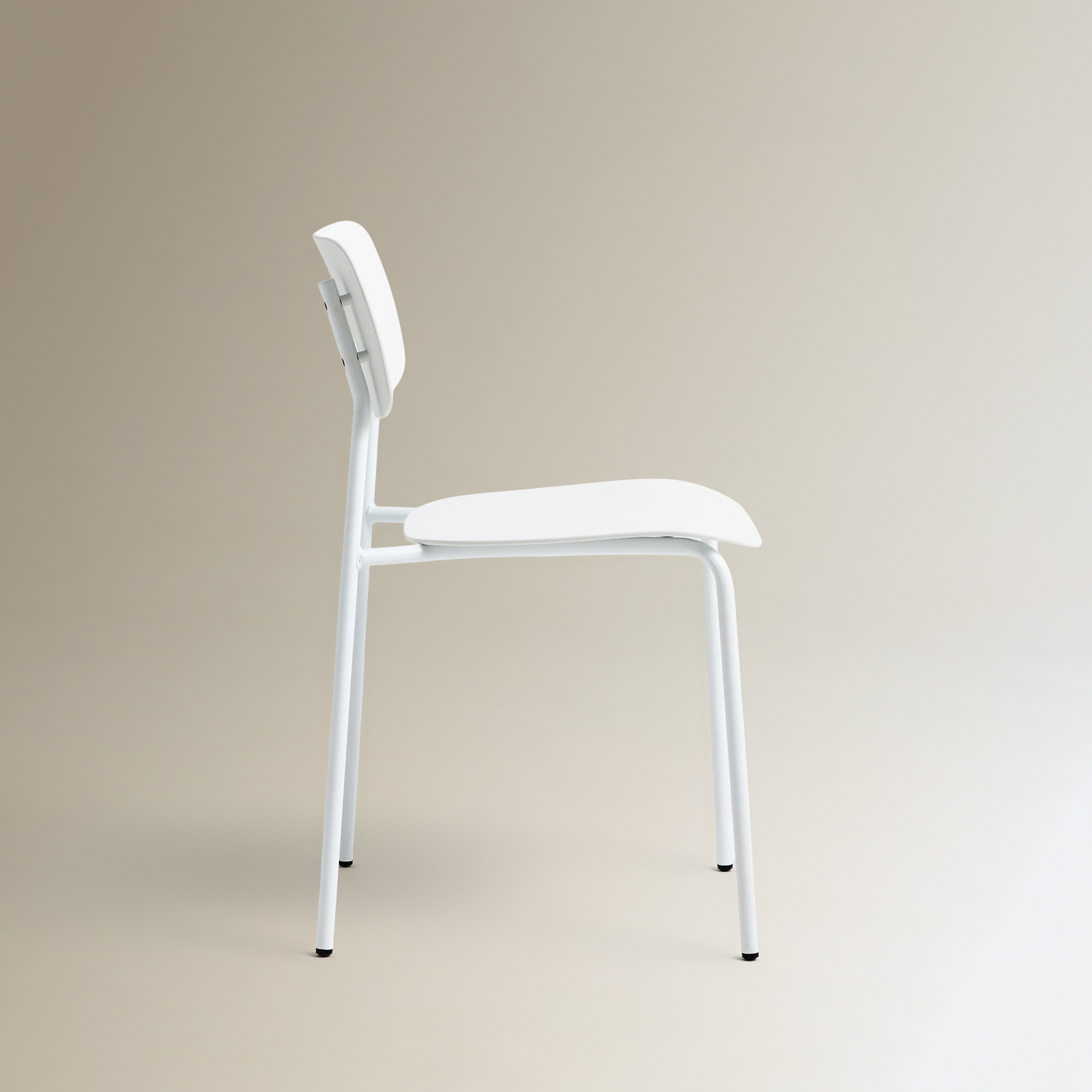Silla apilable Kasper - Blanco Blanco-4