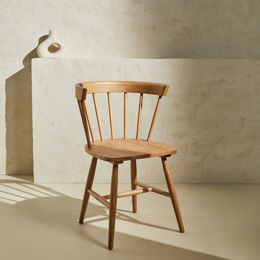Silla de madera de roble Nika