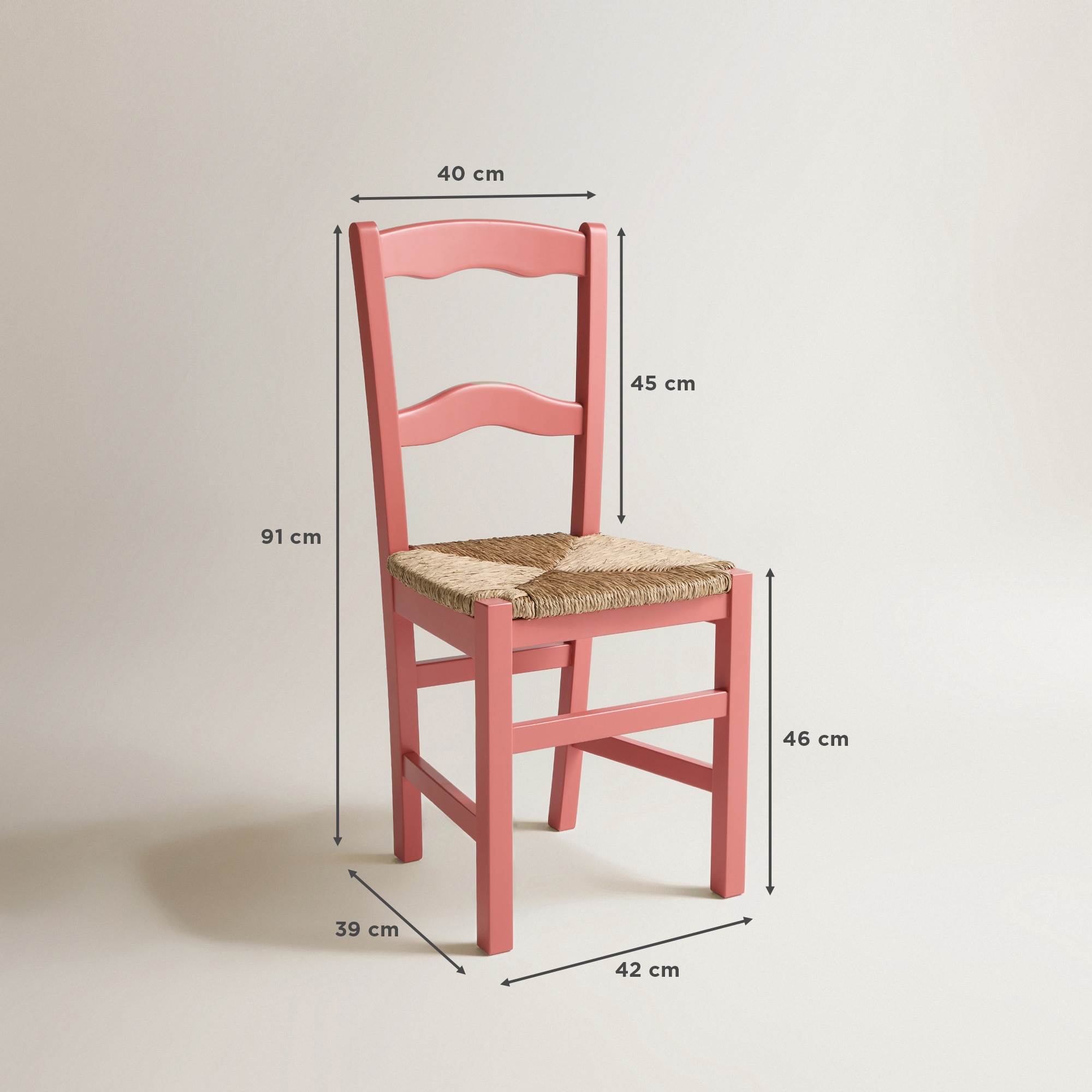 Silla de madera Ronda - Coral Coral-8