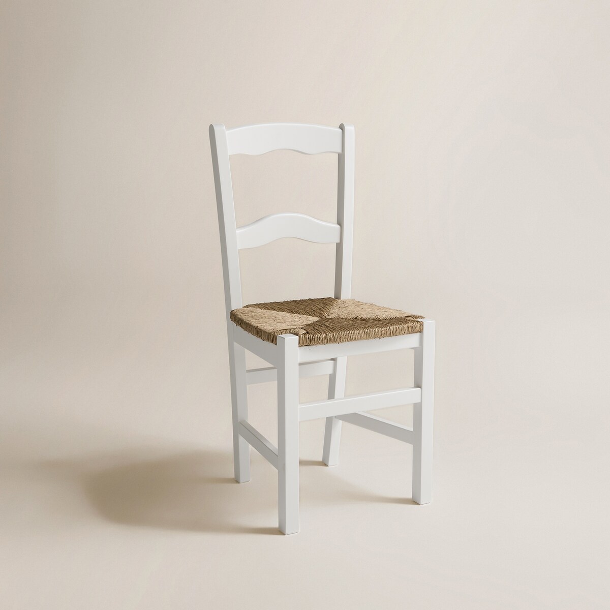 Cadeira de Cozinha de Madeira Ronda Branco-2