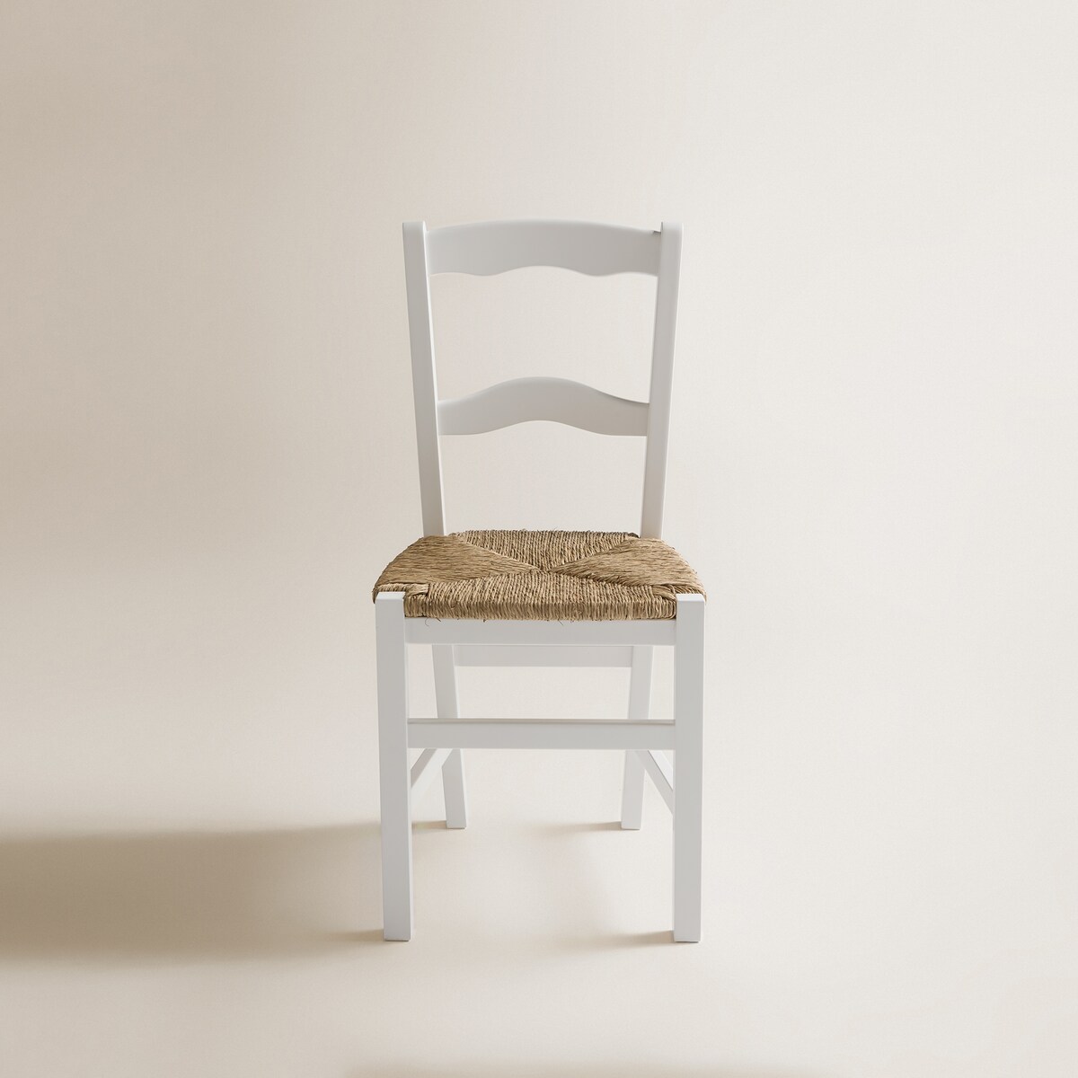 Cadeira de Cozinha de Madeira Ronda Branco-3