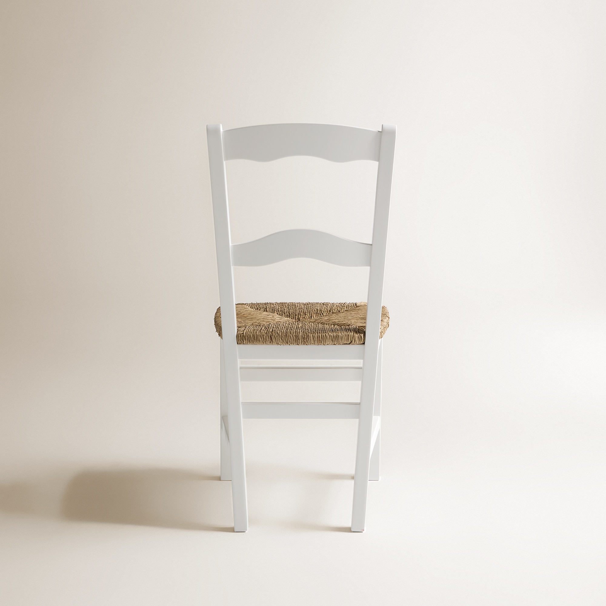 Cadeira de Cozinha de Madeira Ronda Branco-5