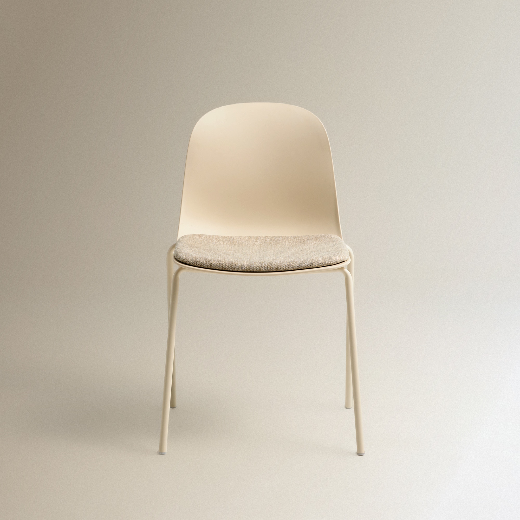 Silla apilable Alex - Blanco roto Blanco roto-3