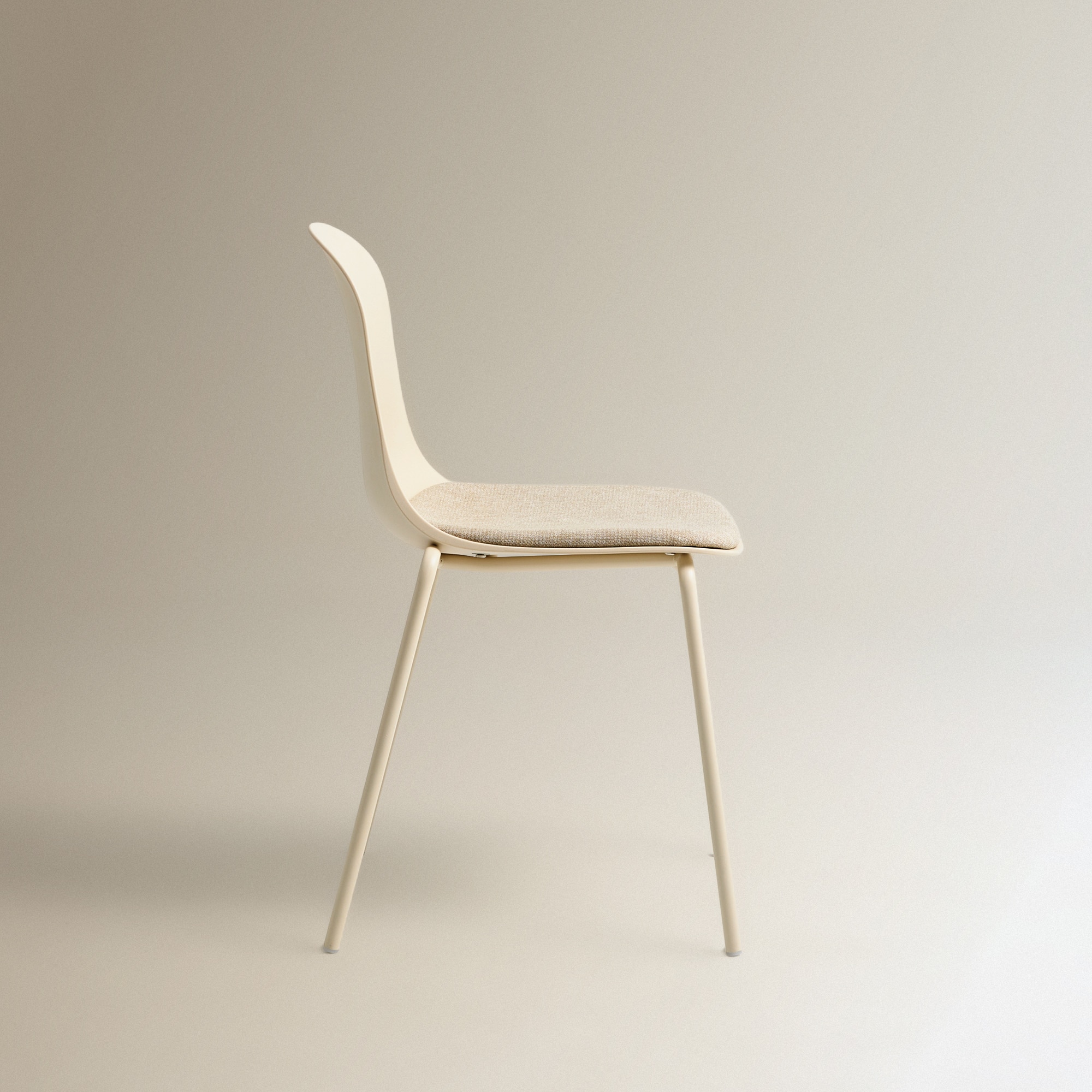 Silla apilable Alex - Blanco roto Blanco roto-4