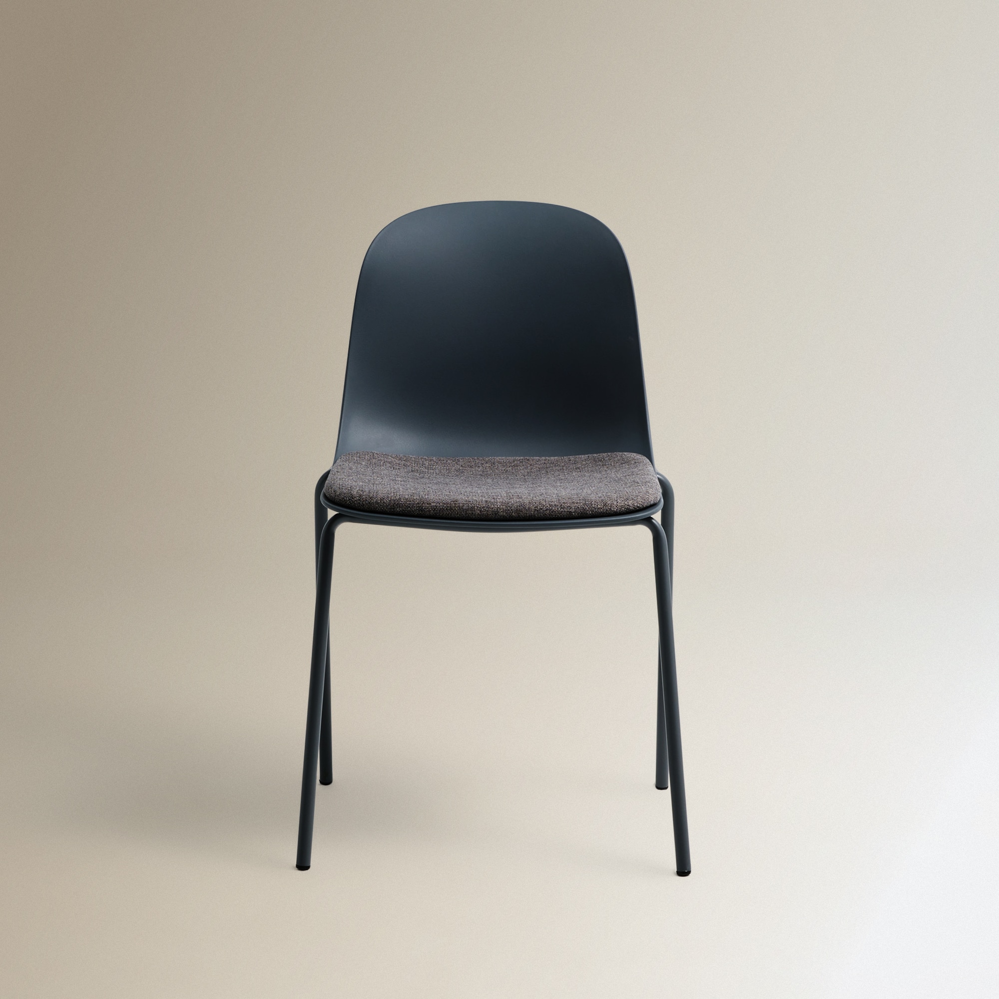 Silla apilable Alex - Gris Gris-2
