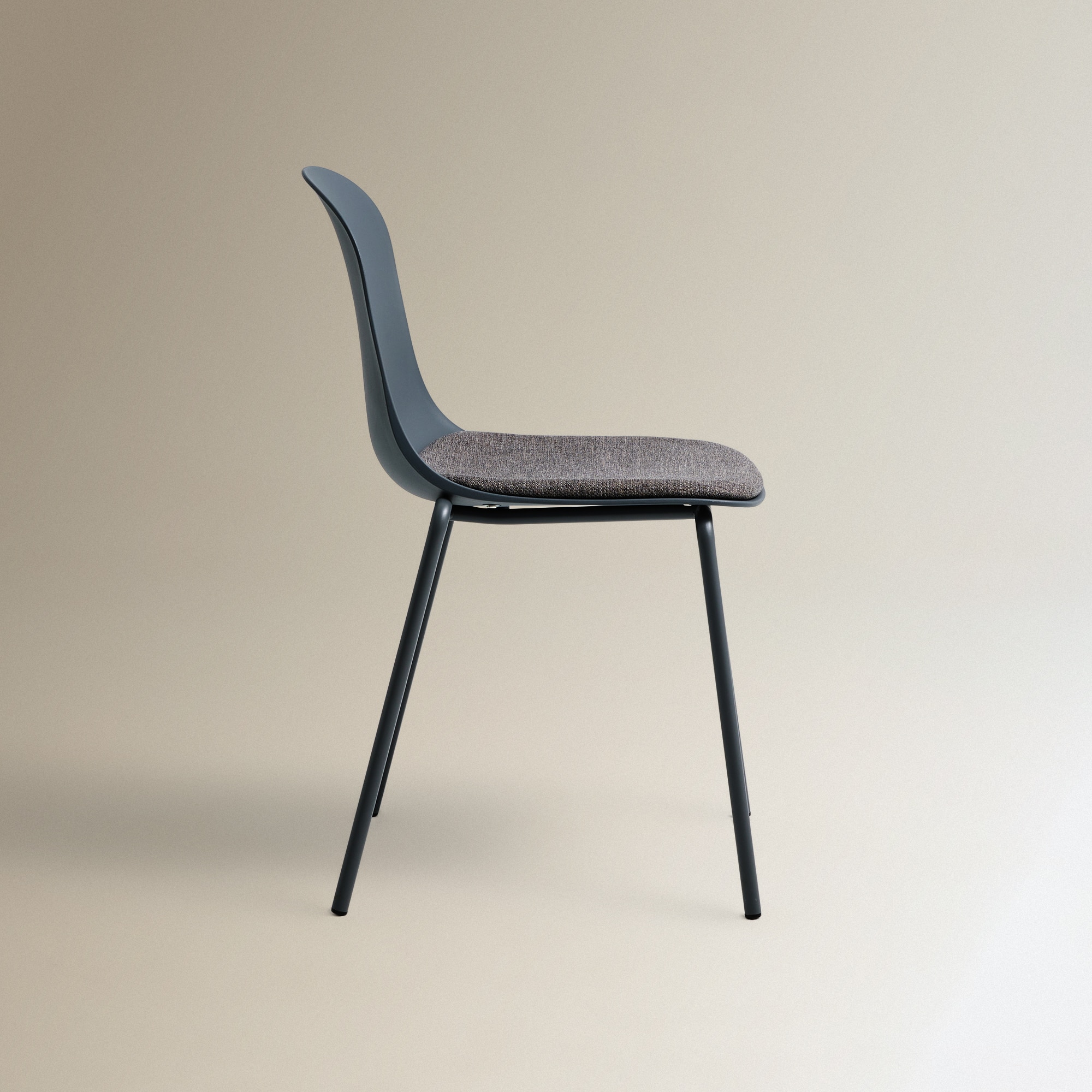 Silla apilable Alex - Gris Gris-3