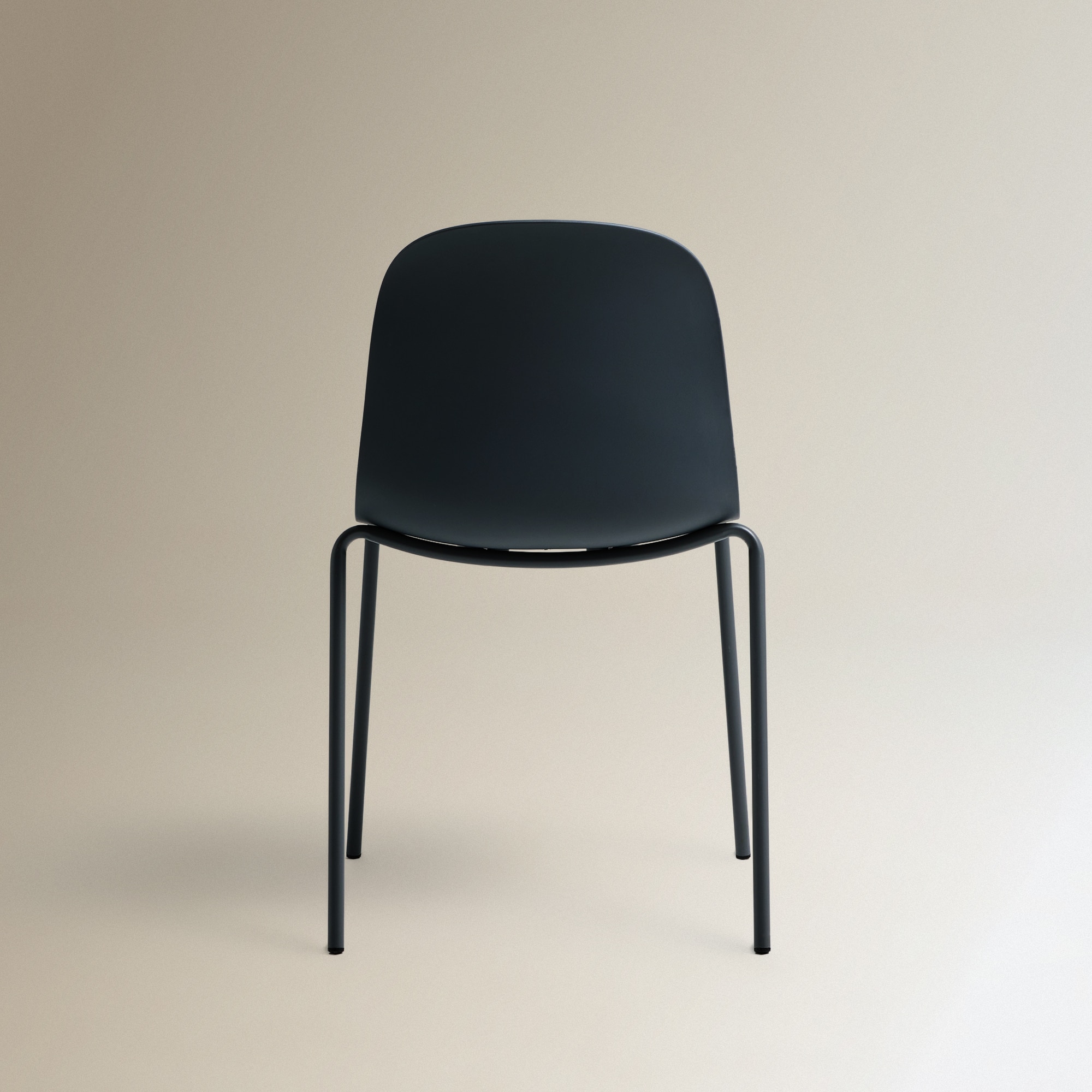Silla apilable Alex - Gris Gris-4