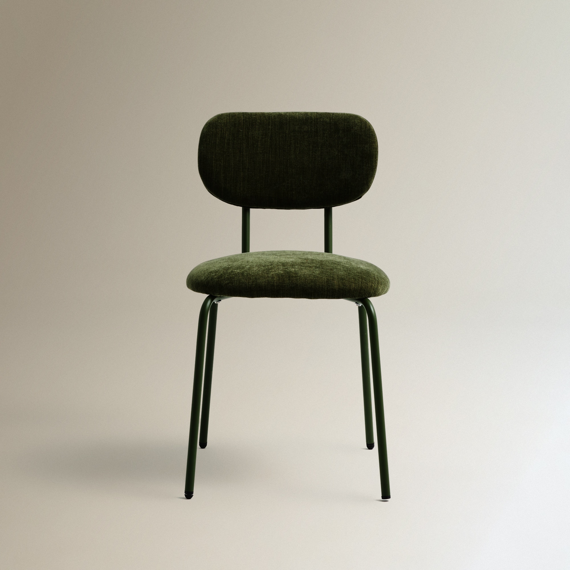 Set de 2 sillas apilables Isaac - Verde Verde-3