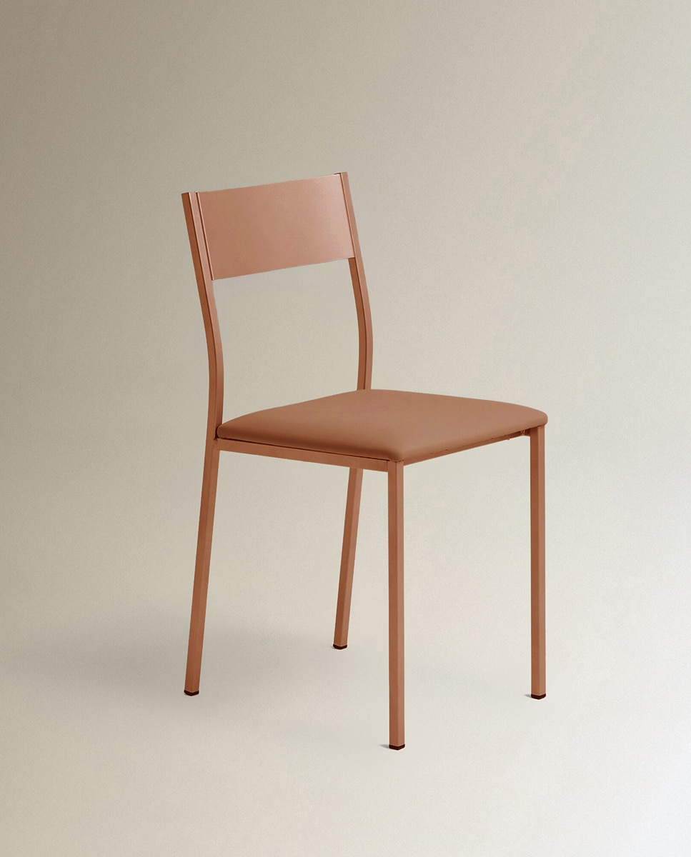 Silla en símil piel Vania - Terracota Terracota-2