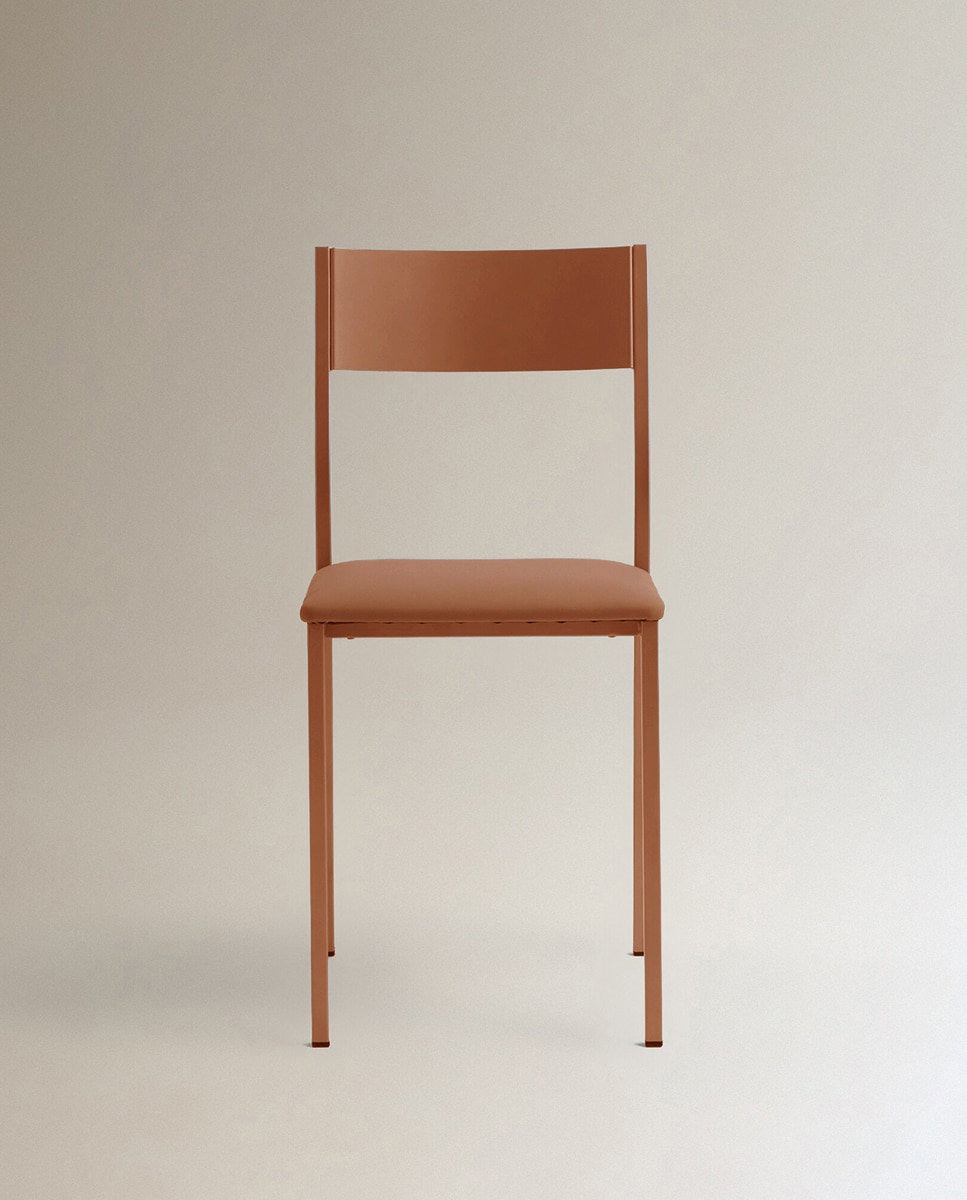Silla en símil piel Vania - Terracota Terracota-3