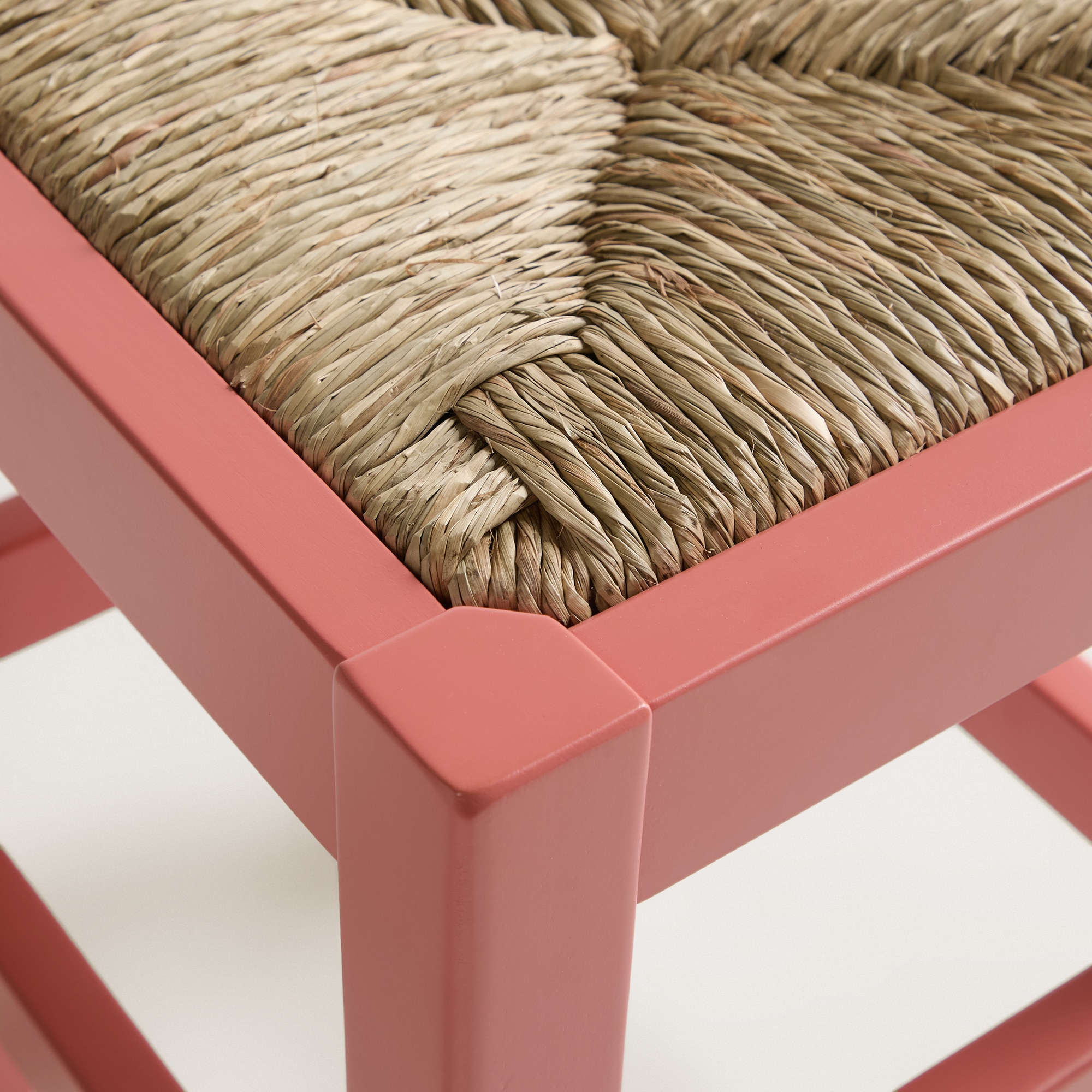 Imagen 4 de Taburete bajo de madera Ronda - Coral Coral