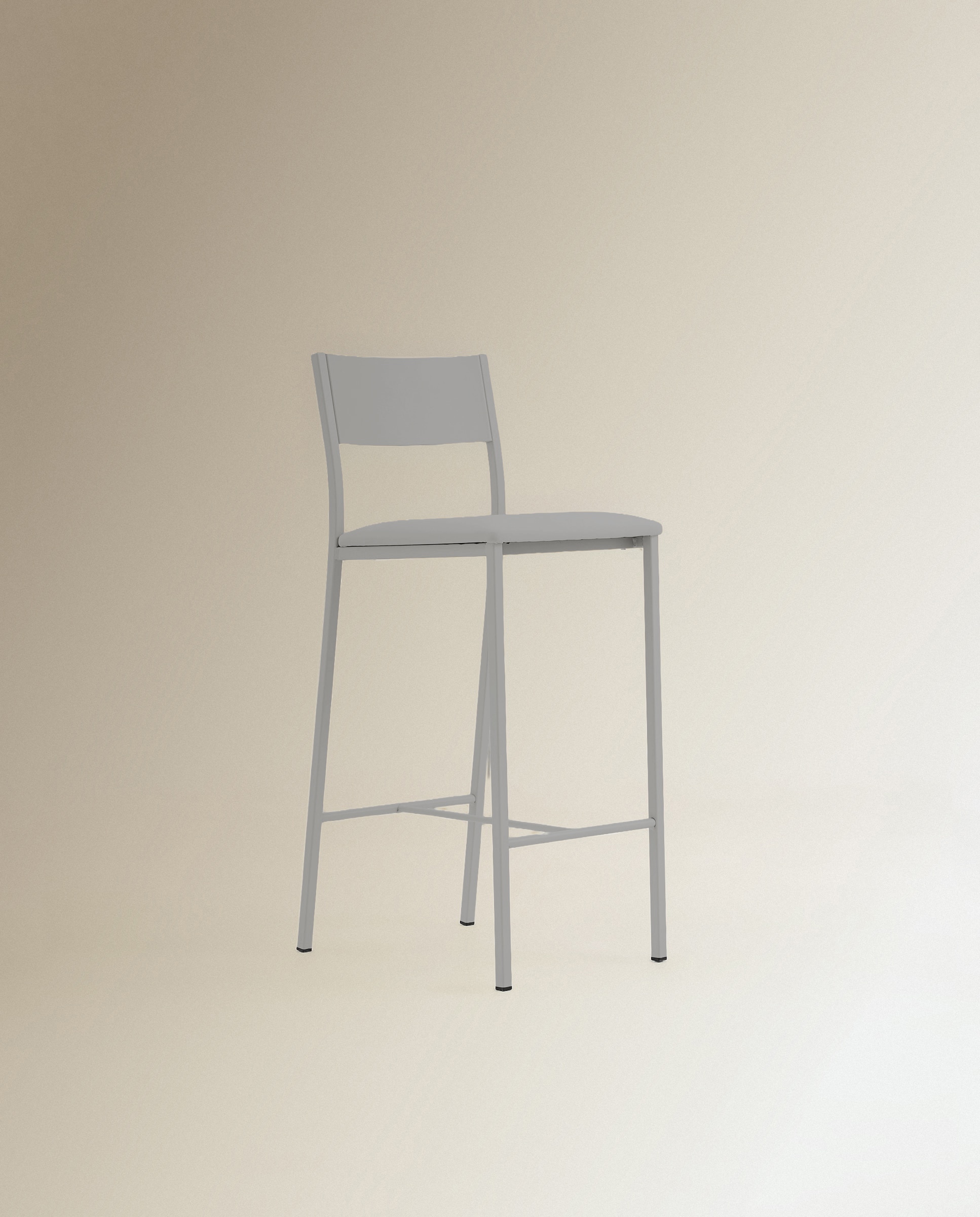 Taburete Metalico Vania - Gris Gris-2