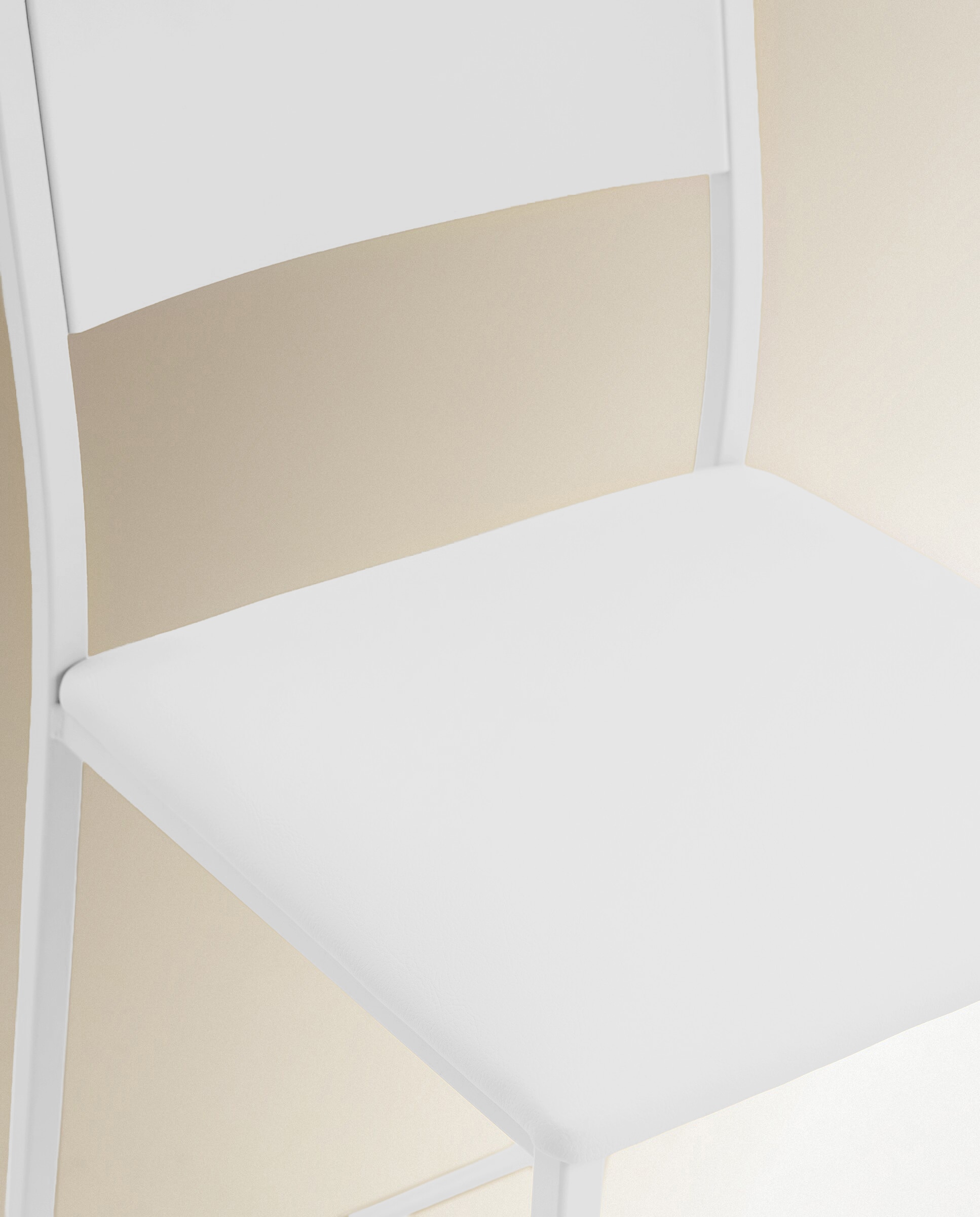 Taburete Metalico Vania - Blanco Blanco-6