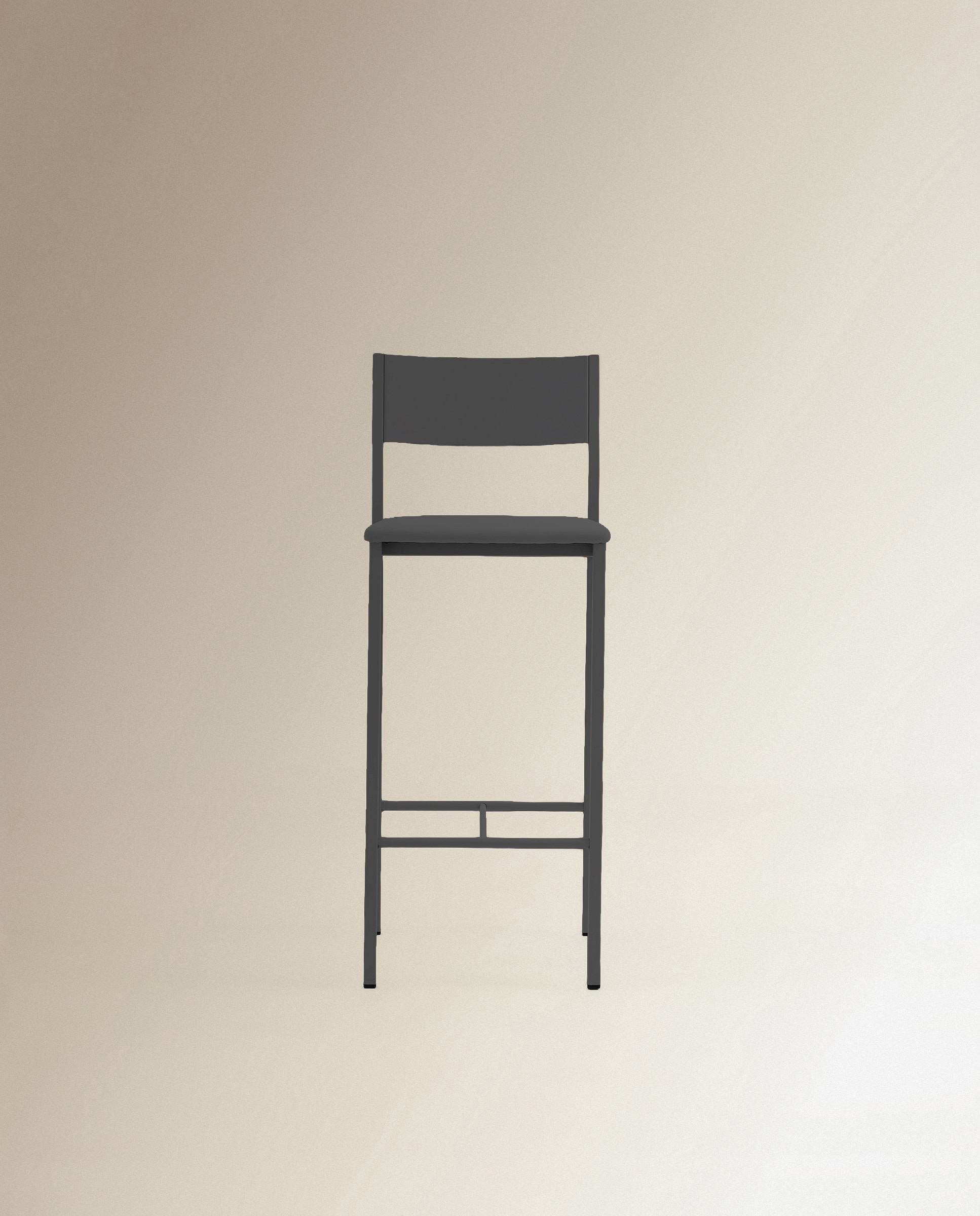 Taburete Metalico Vania - Negro Negro-3