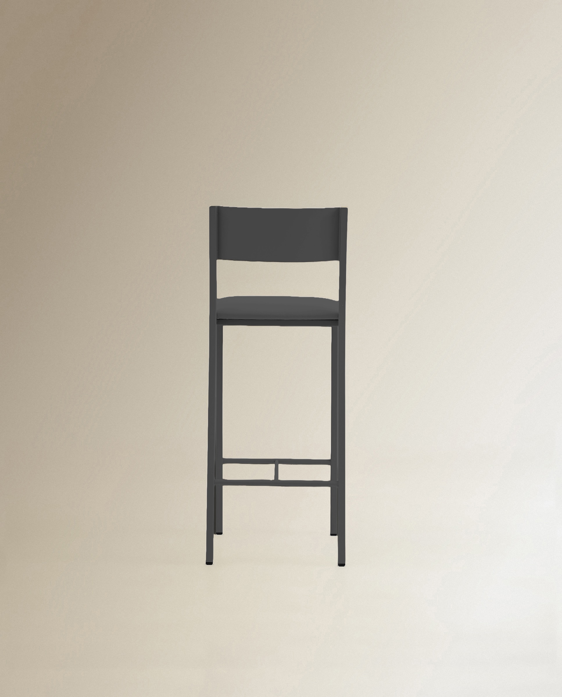 Taburete Metalico Vania - Negro Negro-5