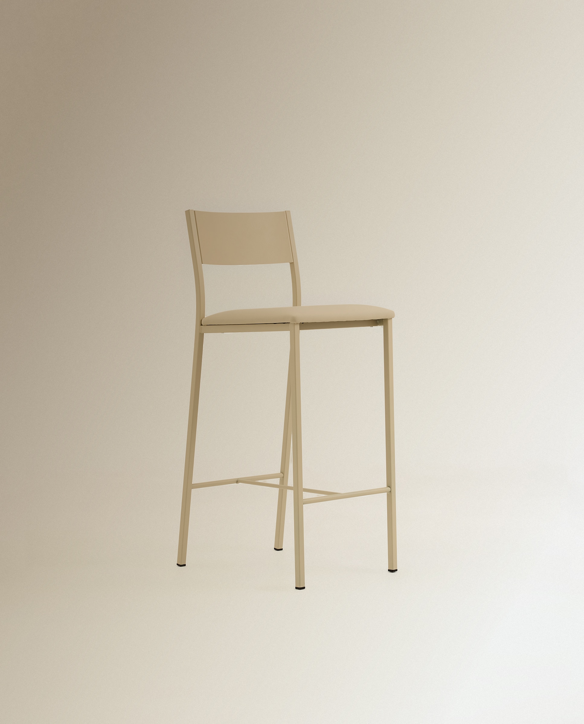 Imagen 2 de Taburete Metalico Vania - Crema Crema