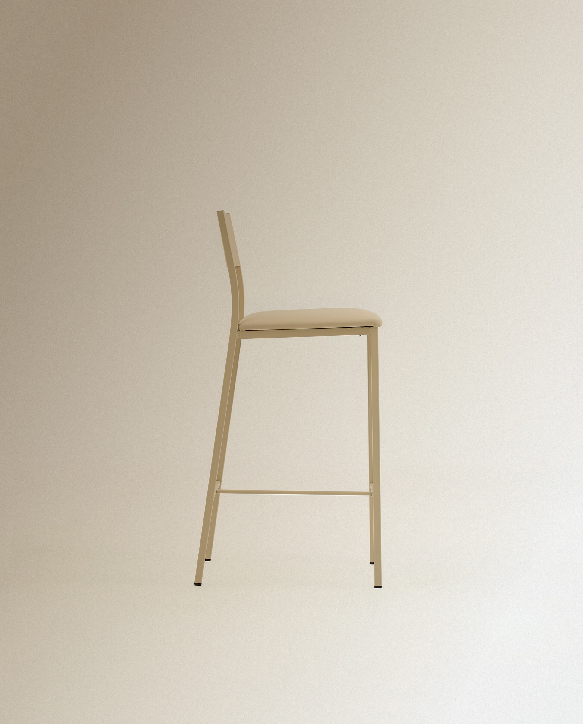 Imagen 4 de Taburete Metalico Vania - Crema Crema