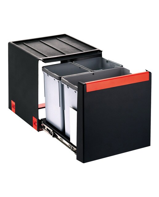 Organizador de desperdicios Franke Cube - Negro Negro-1