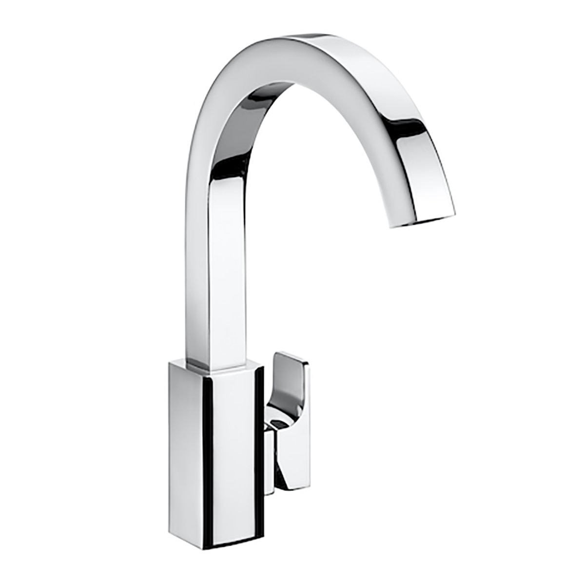 Imagen 0 de Monomando para cocina con caño giratorio L90 Roca Cromo