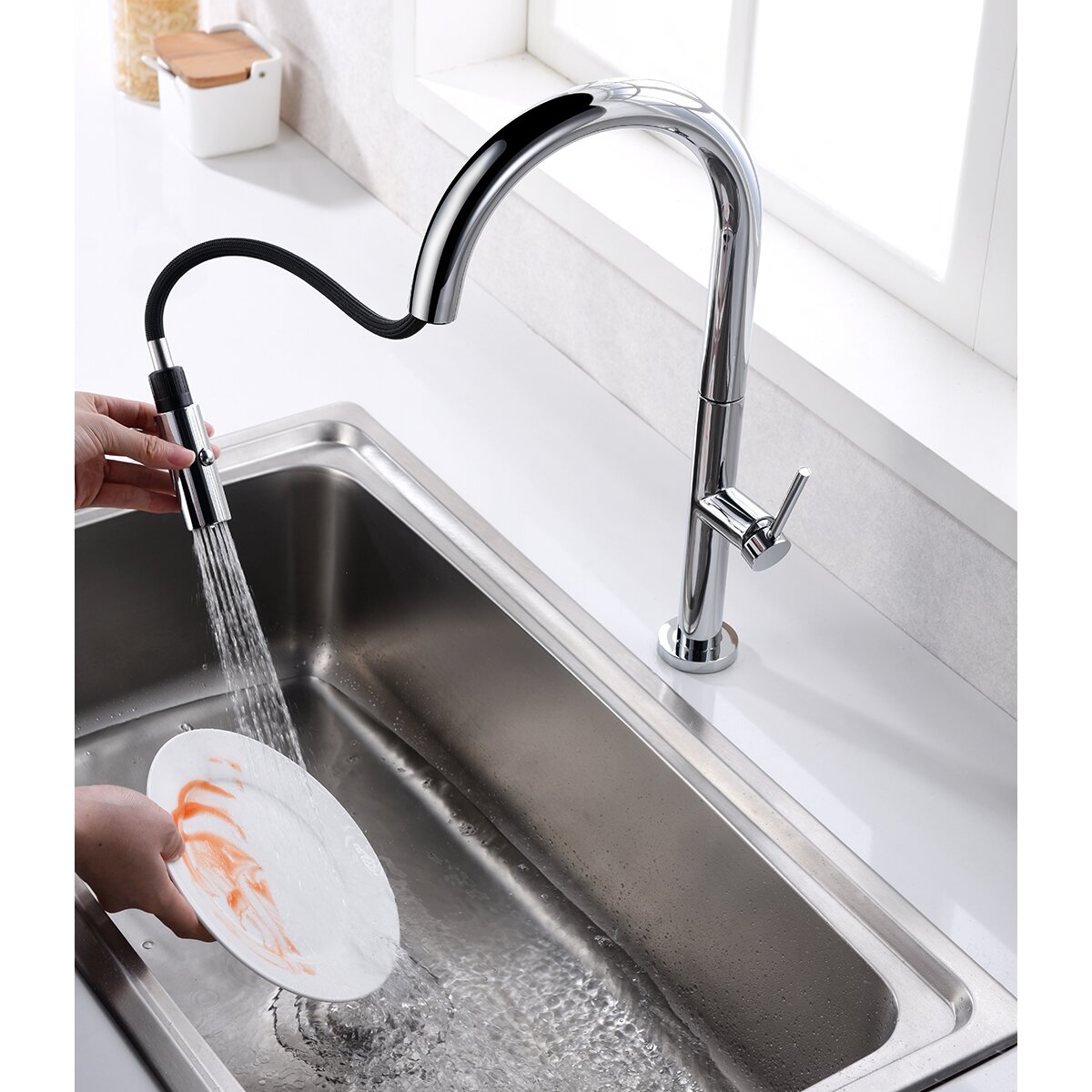 Grifo de cocina monomando Samoa Imex - Cromo Cromo-2